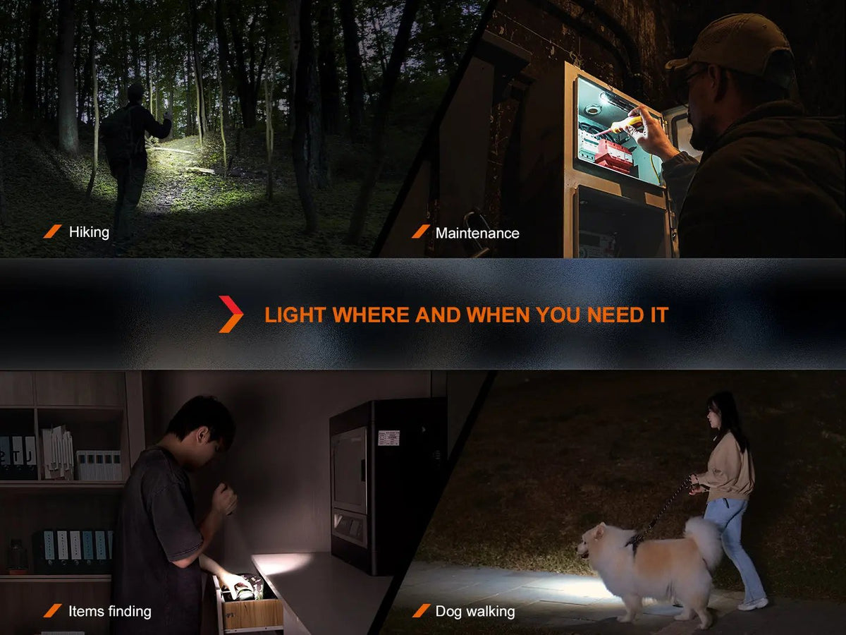 Fenix LD12R Dual Light Flashlight - 600 Lumens Fenix Store