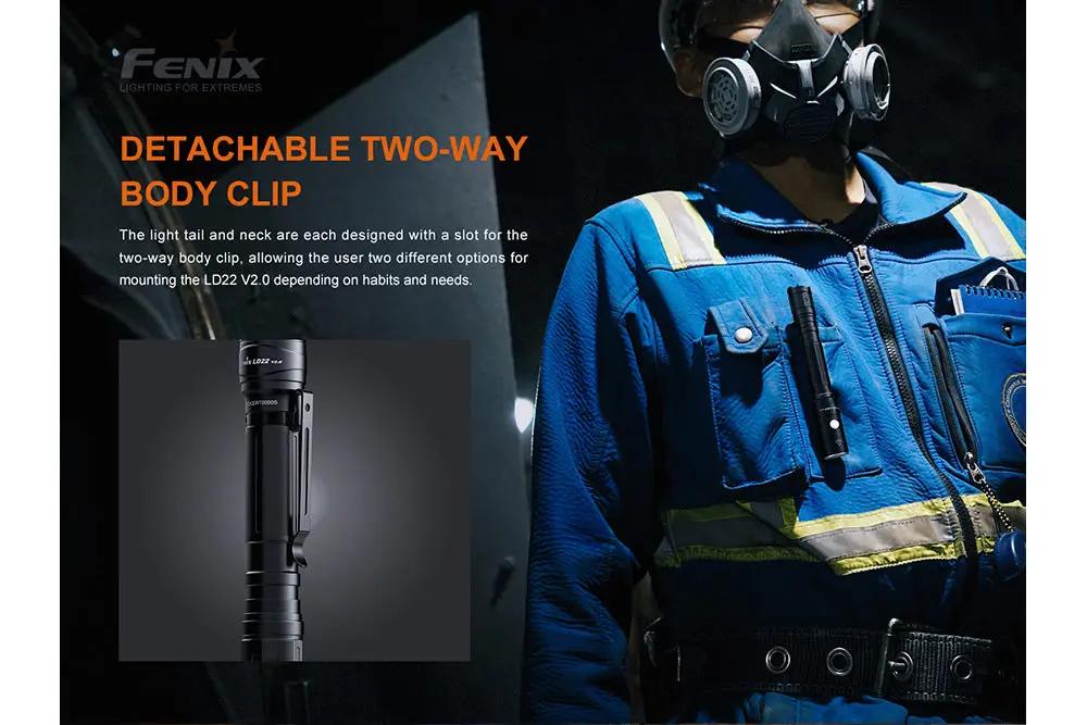 Fenix LD22 V2 Compact LED Flashlight - 800 Lumens Fenix Store