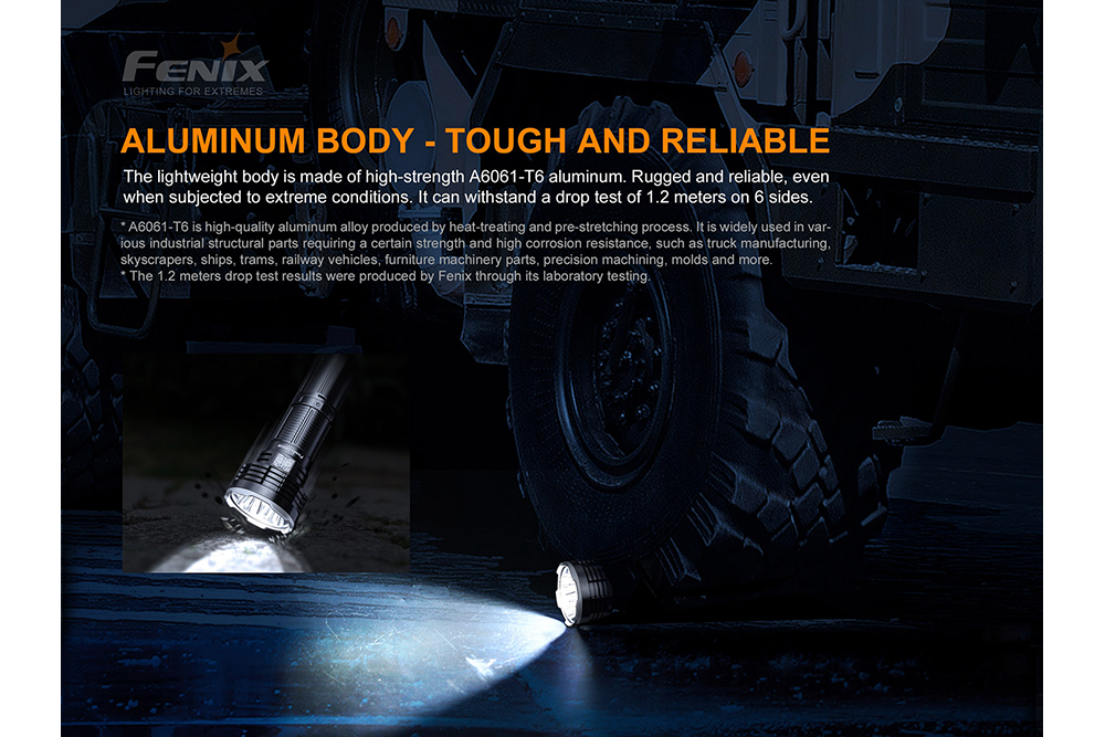 Fenix LR50R Multifunctional LED Search Light - 12000 Lumens Fenix Store