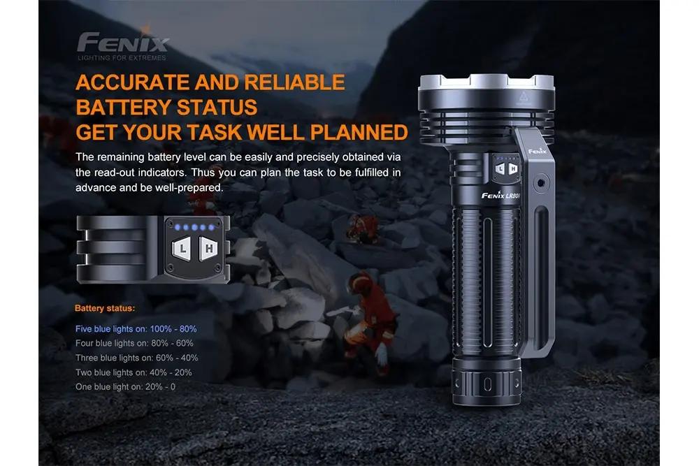 Fenix LR80R Rechargeable LED Searchlight - 18000 Lumens Fenix Store
