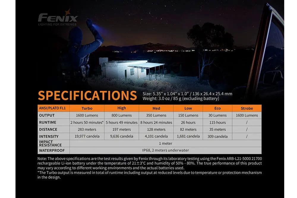 Fenix PD36R Tactical LED Flashlight - Discontinued Fenix Store