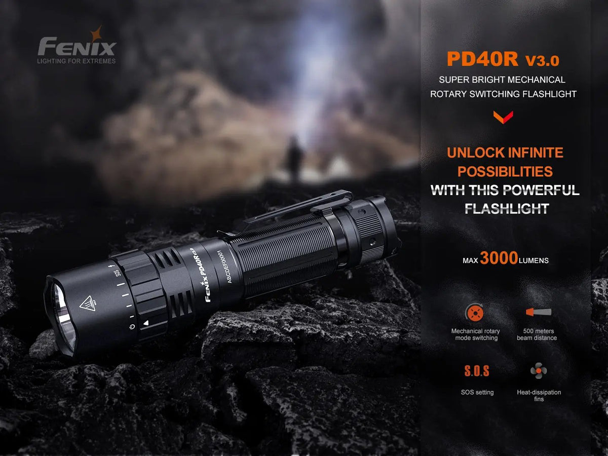 Fenix PD40R V3 Rechargeable Flashlight Fenix Store
