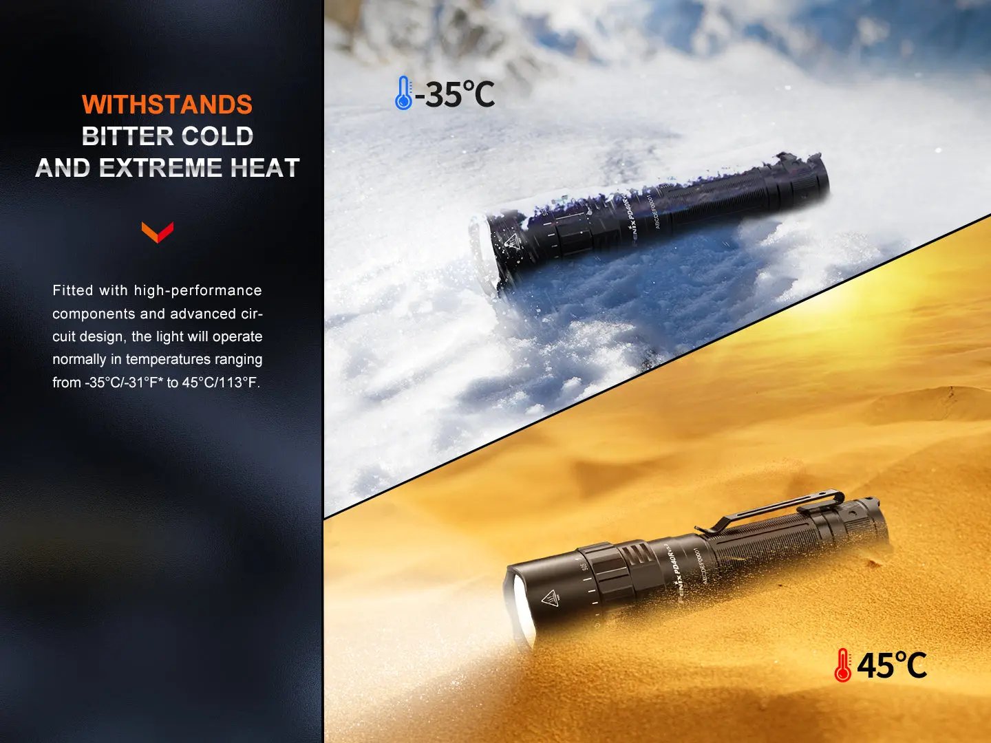 Fenix PD40R V3 Rechargeable Flashlight Fenix Store