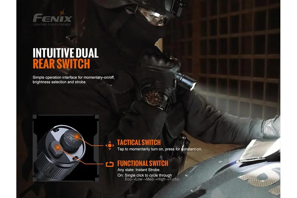 Fenix TK20R V2.0 Rechargeable Flashlight with FREE T5 Tactical Pen (optional) Fenix Store