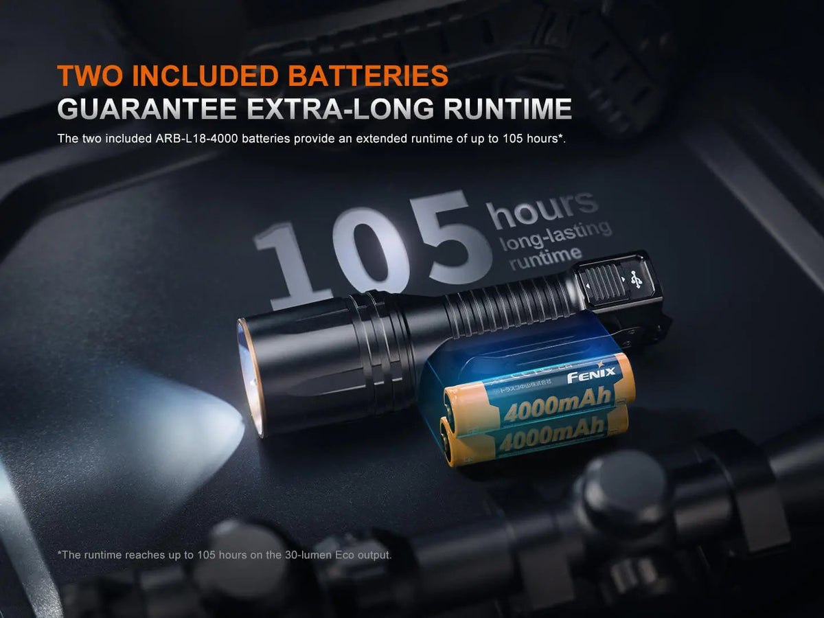 Fenix TK35R Rechargeable High-Performance Tactical Flashlight with UV Output Fenix Store