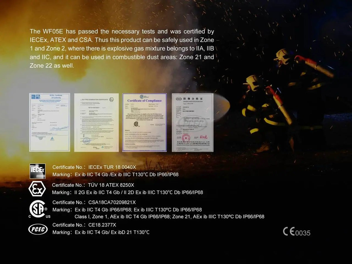 Fenix WF05E Intrinsically Safe Flashlight Fenix Store