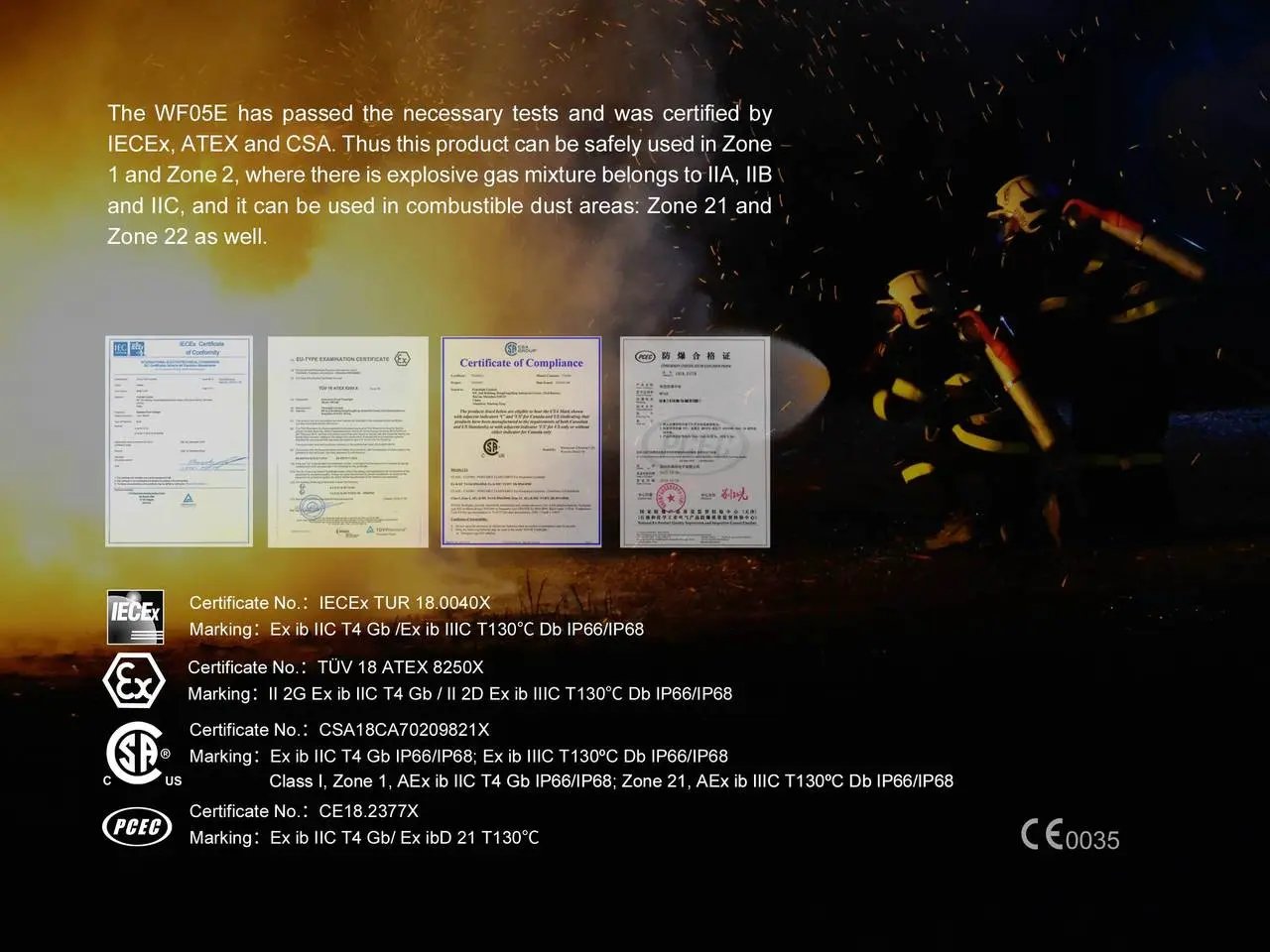 Fenix WF05E Intrinsically Safe Flashlight Fenix Store