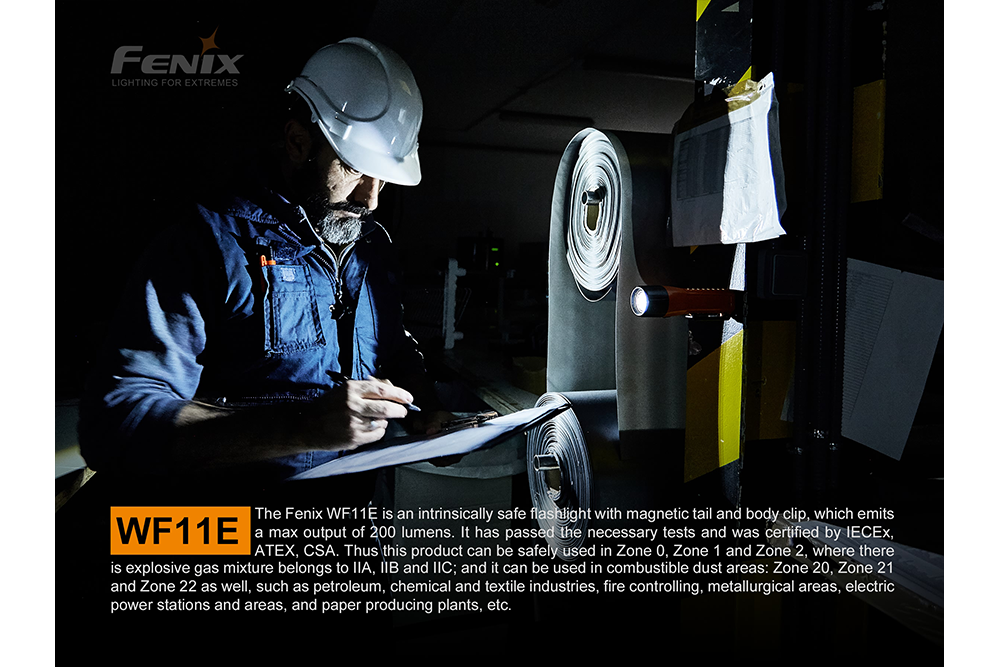 Fenix WF11E Intrinsically Safe Flashlight Fenix Store