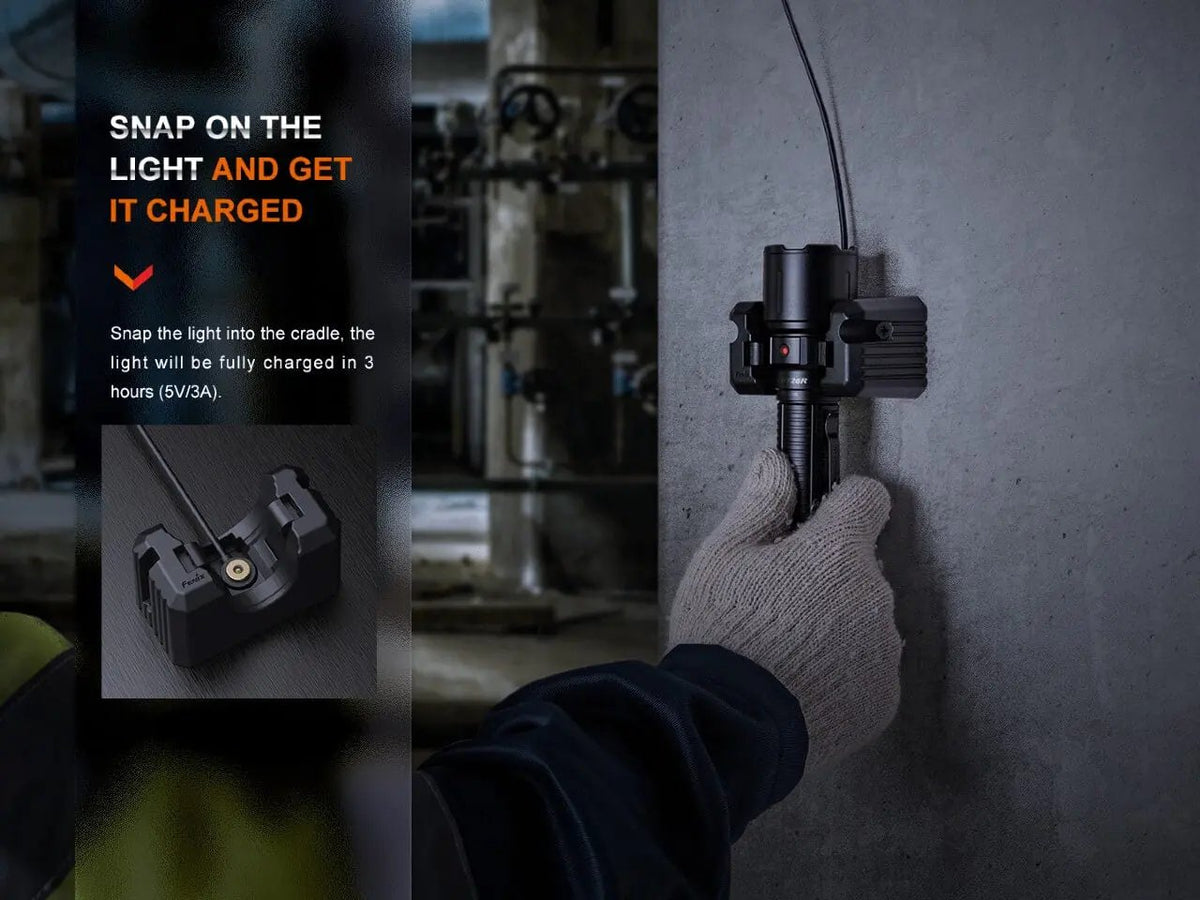 Fenix WF26R Cradle Charging LED Work Flashlight Fenix Store