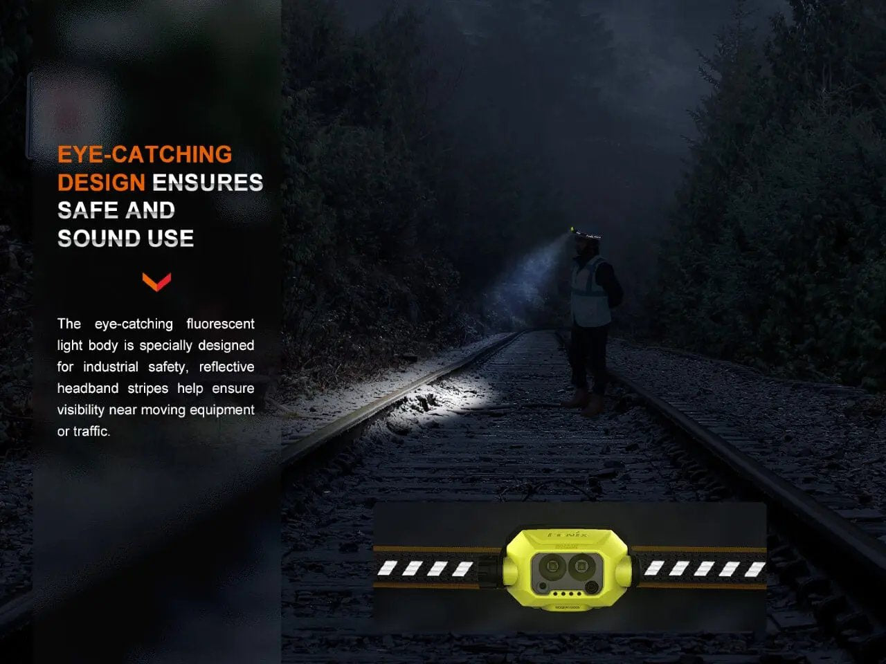 Fenix WH23R Gesture Sensing Industrial LED Headlamp Fenix Store