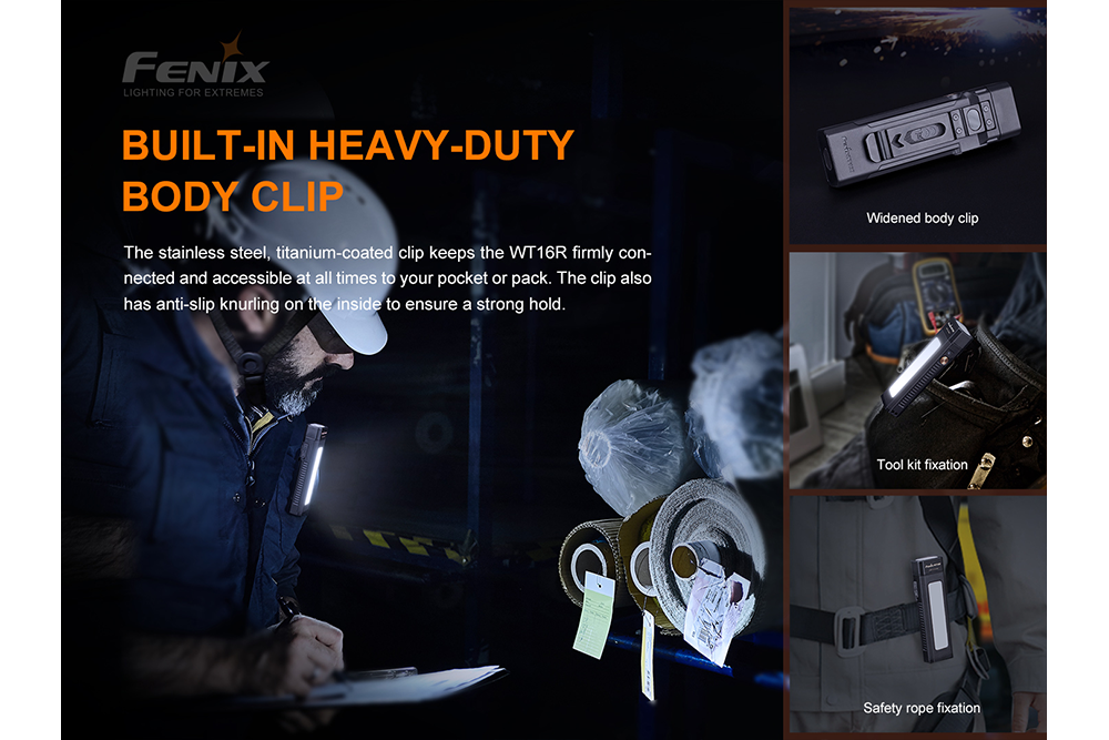 Fenix WT16R Rechargeable Work Light Fenix Store