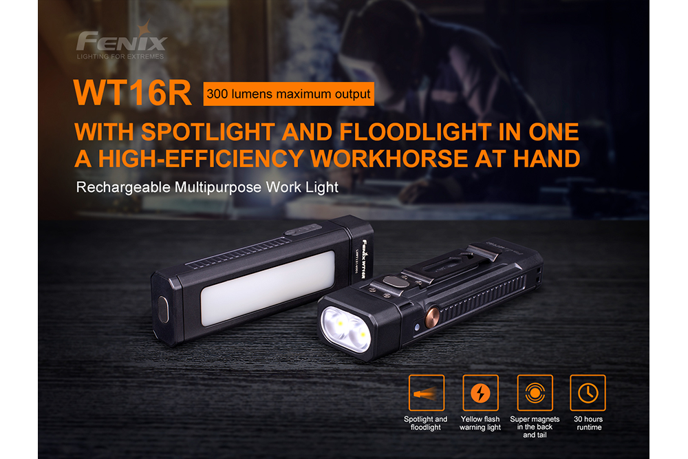 Fenix WT16R Rechargeable Work Light Fenix Store