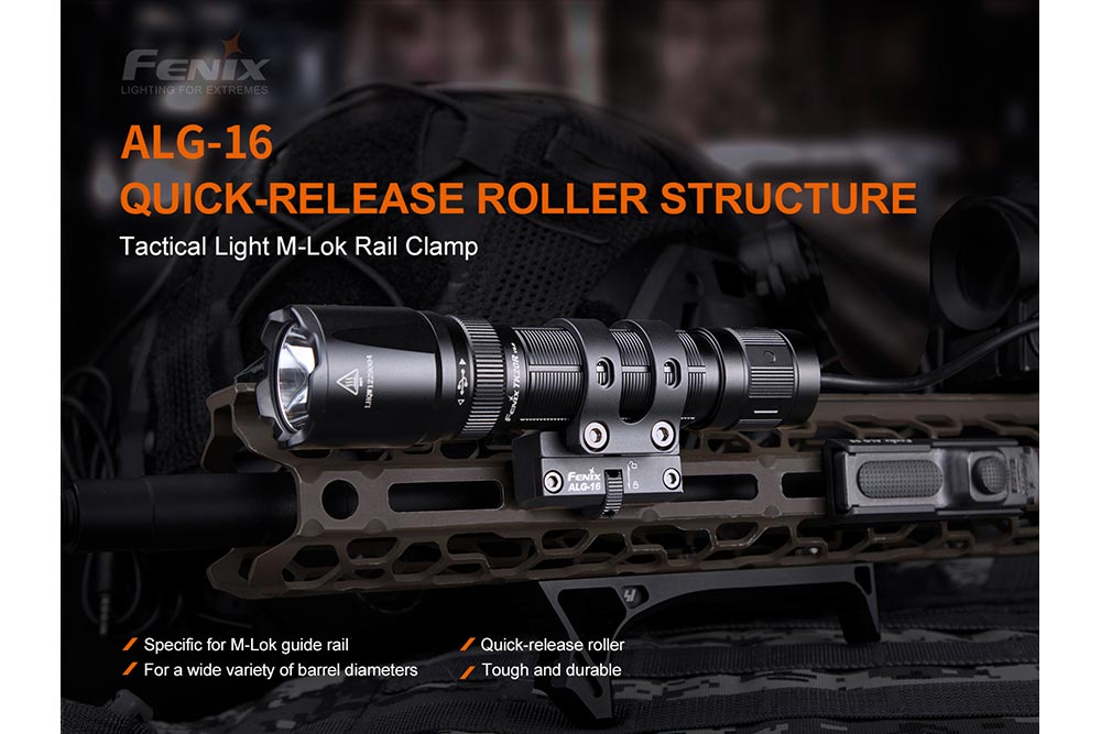 Fenix ALG-16 Tactical Light M-Lok Rail Mount Fenix Store