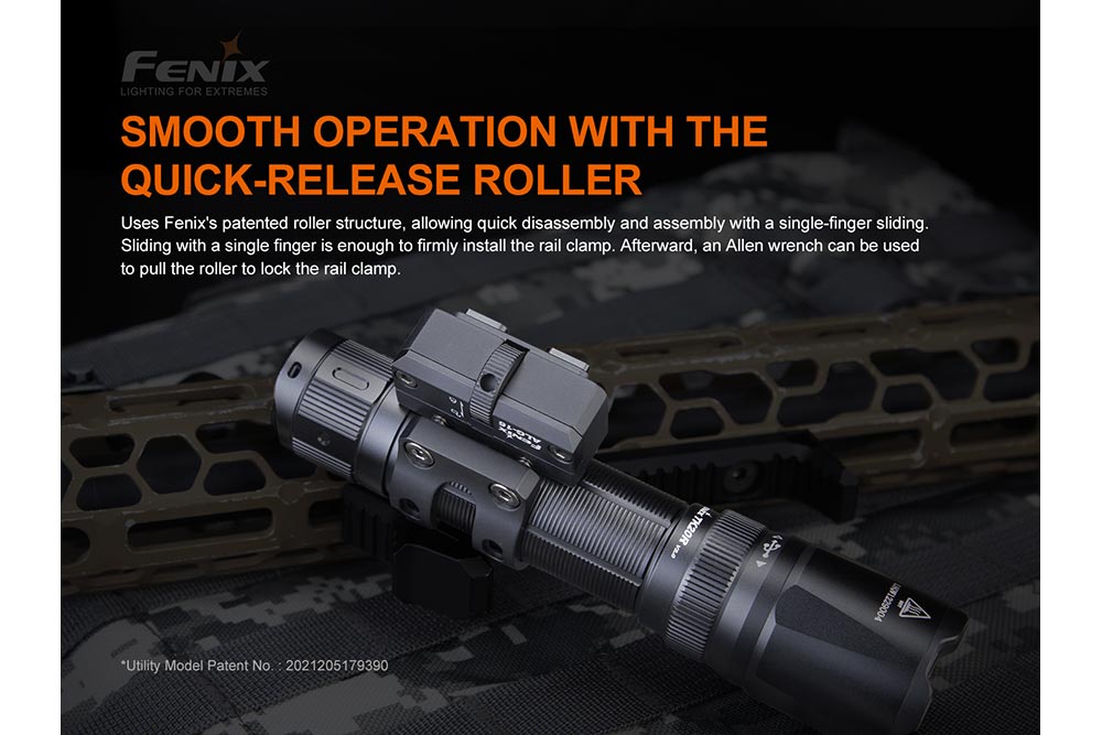 Fenix ALG-16 Tactical Light M-Lok Rail Mount Fenix Store