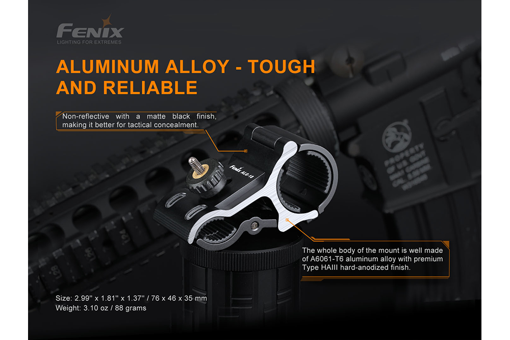 Fenix ALG-18 Flashlight Barrel Mount Fenix Store
