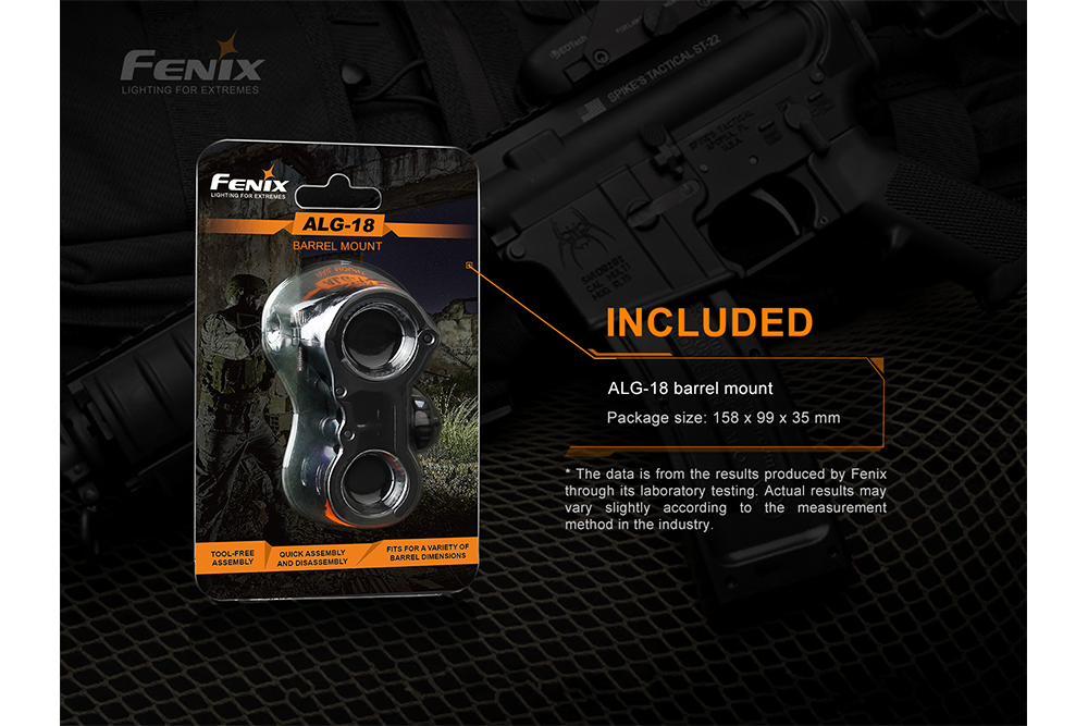 Fenix ALG-18 Flashlight Barrel Mount Fenix Store