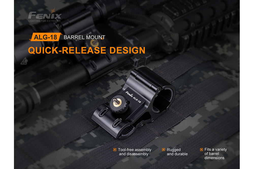 Fenix ALG-18 Flashlight Barrel Mount Fenix Store