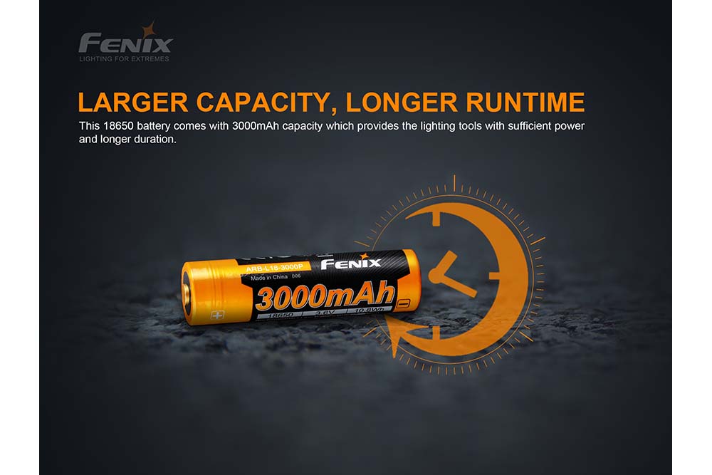Fenix ARB-L18-3000P Rechargeable Li-ion Battery Fenix Store