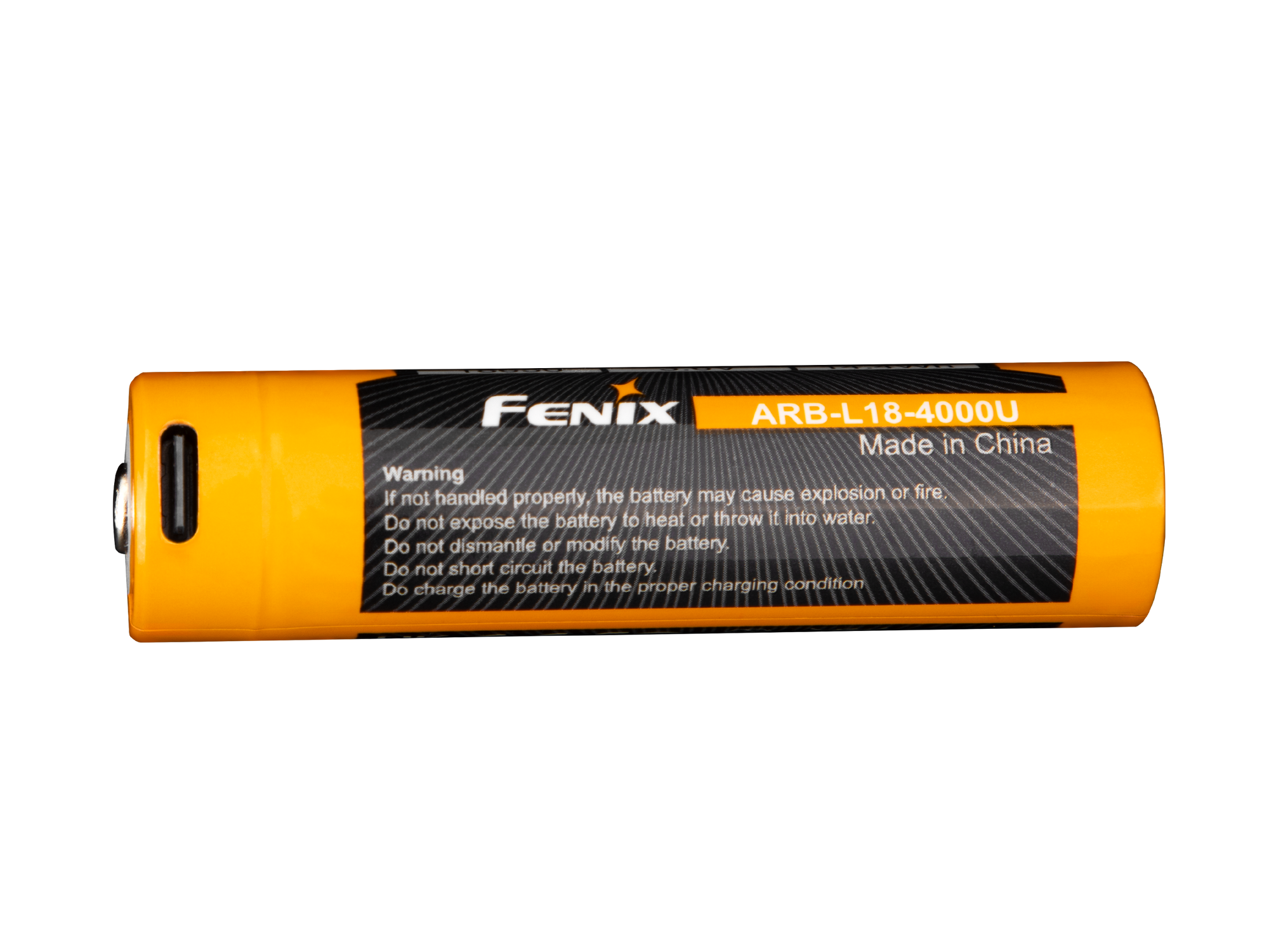Fenix ARB-L18-4000U High-Capacity USB Rechargeable 18650 Battery - 4000mAh Fenix Store