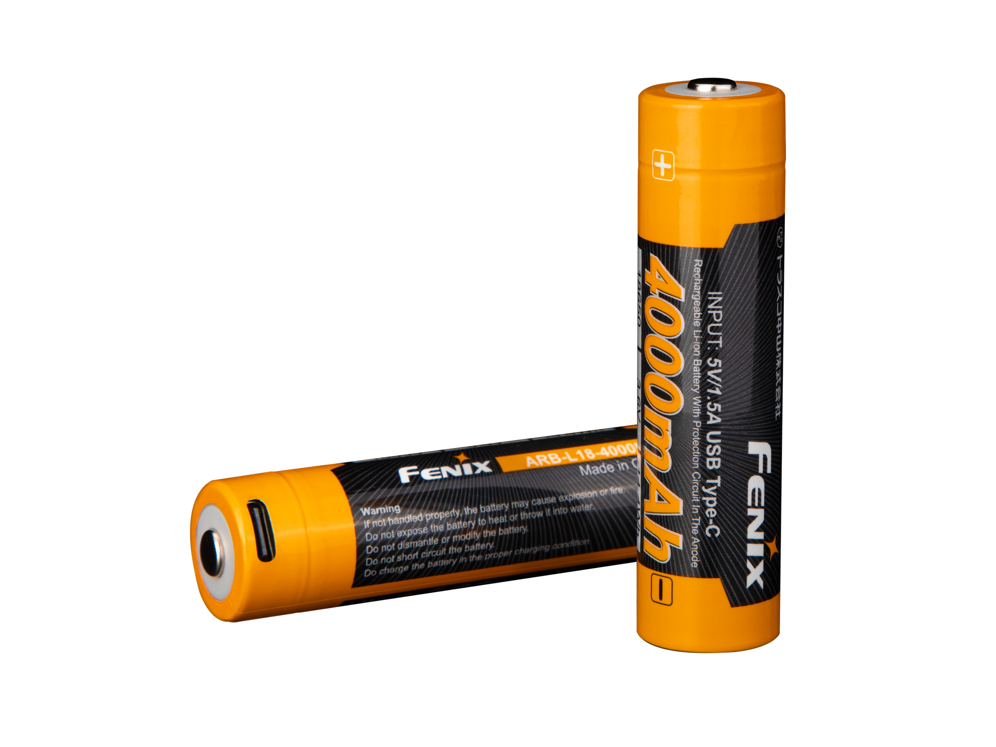 Fenix ARB-L18-4000U High-Capacity USB Rechargeable 18650 Battery - 4000mAh Fenix Store