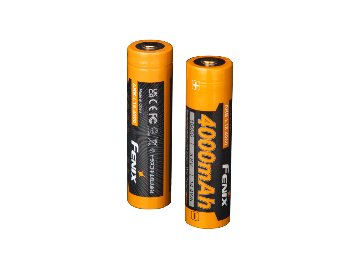 Fenix ARB-L18-4000 High-Capacity 18650 Battery - 4000mAh Fenix Store
