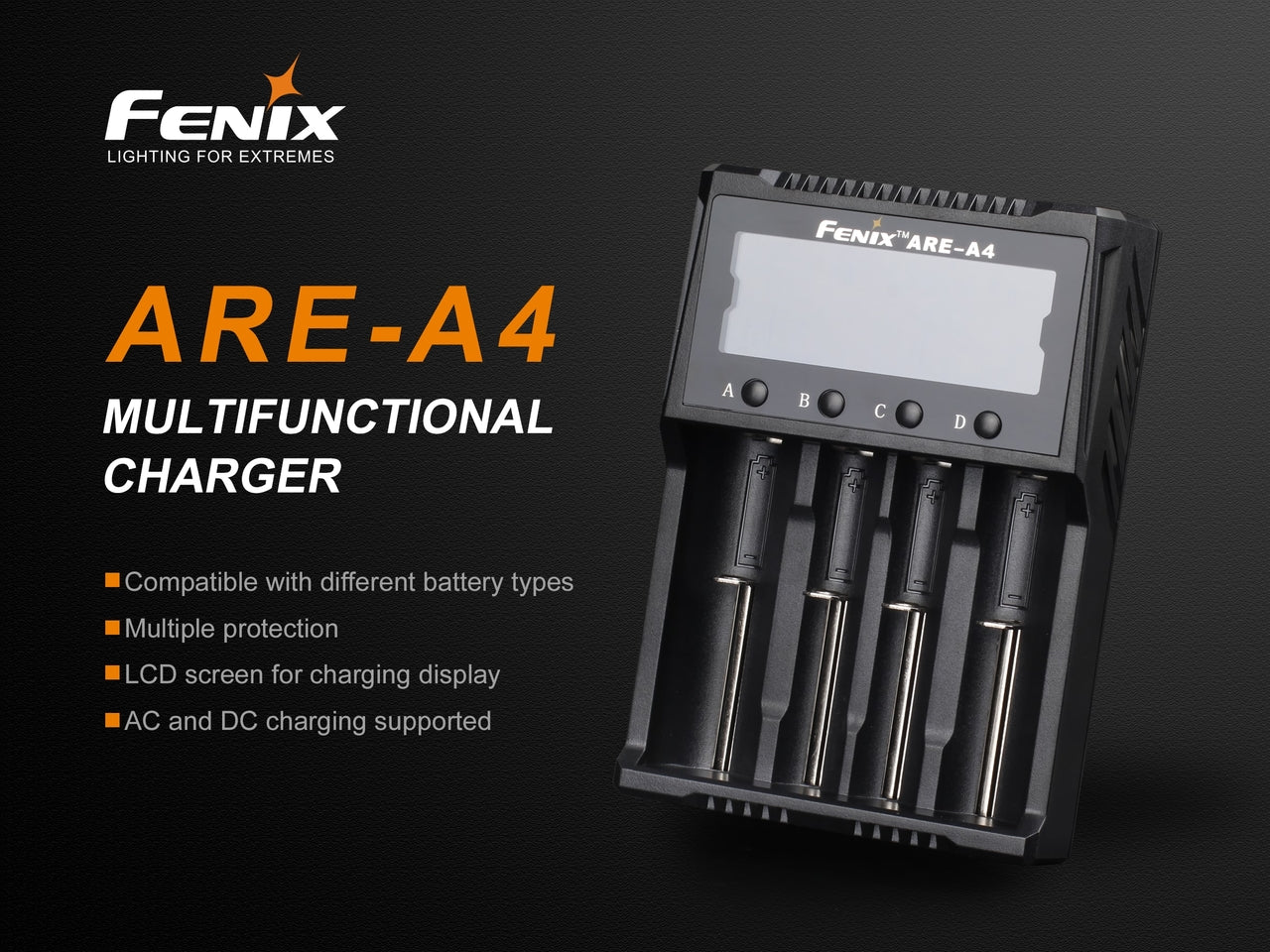 Fenix ARE-A4 Multifunctional Battery Charger Fenix Store