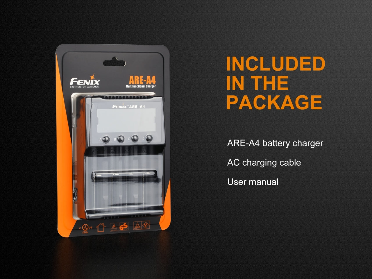 Fenix ARE-A4 Multifunctional Battery Charger Fenix Store