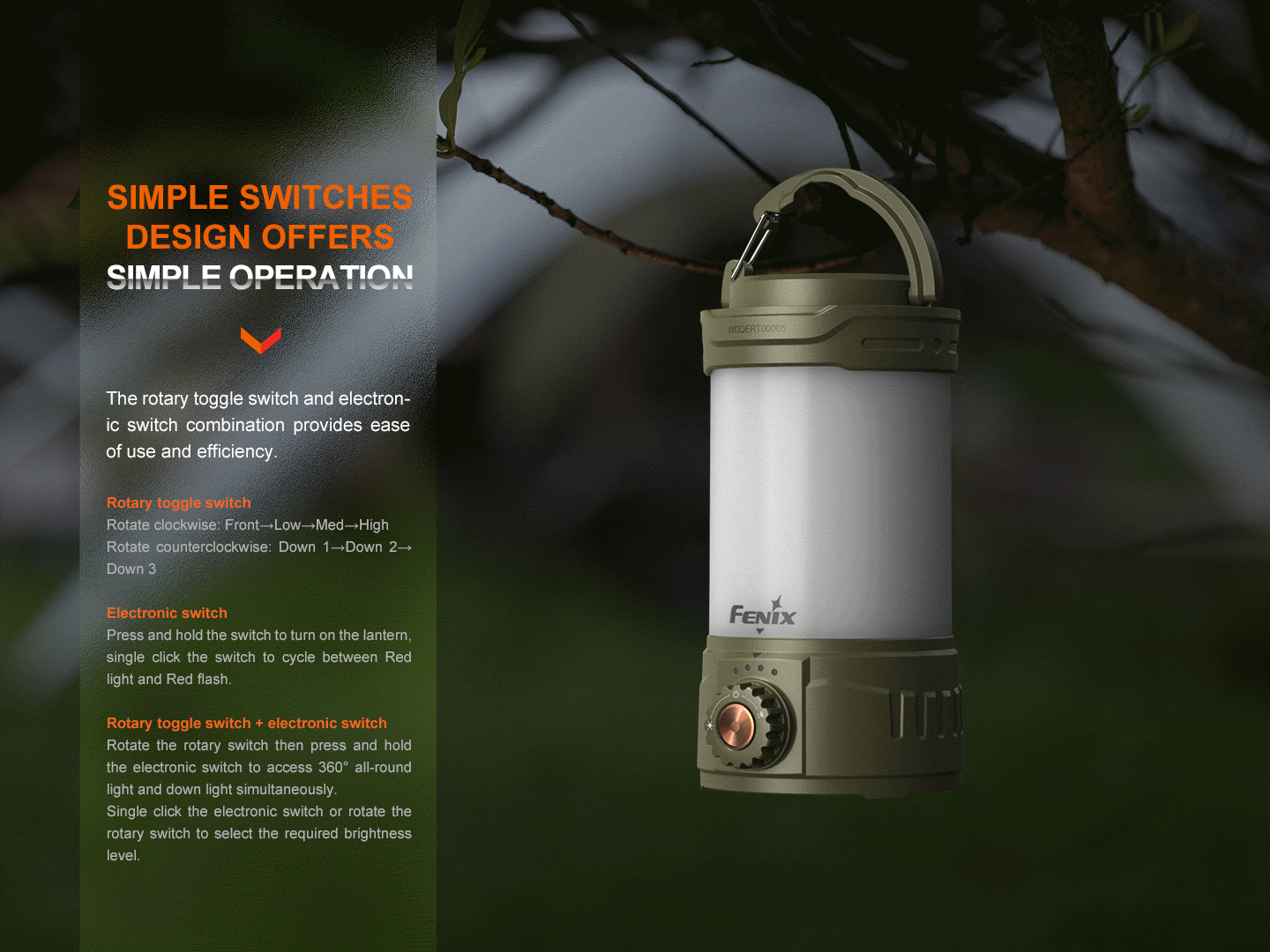 Fenix CL26R PRO High Performance LED Rechargeable Camping Lantern Fenix Store