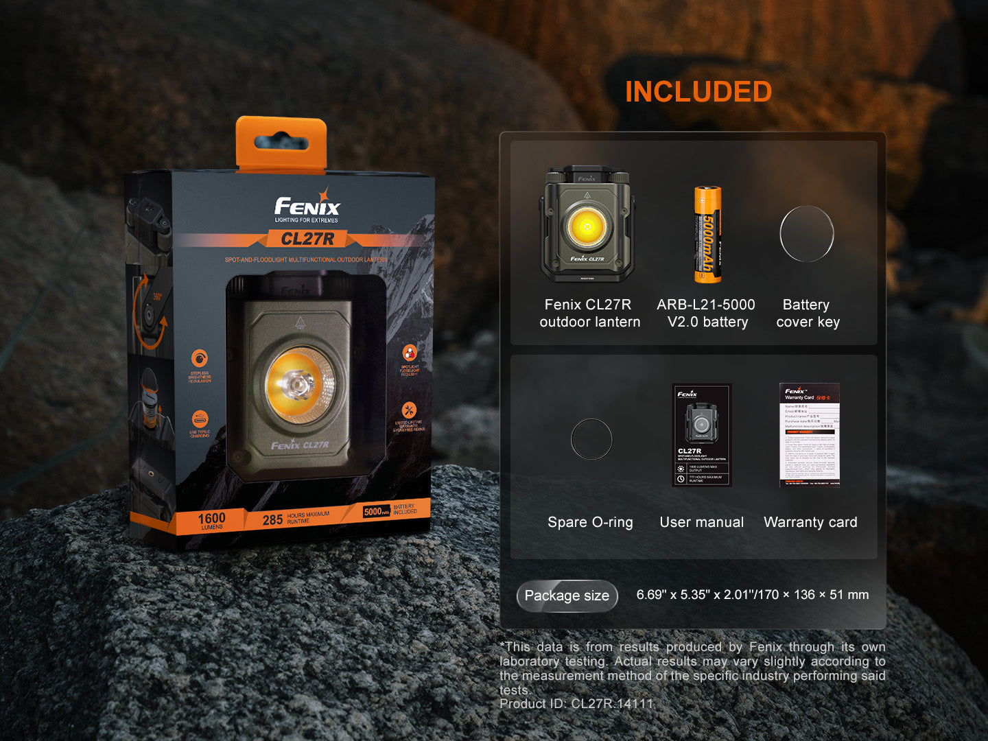Fenix CL27R Multifunctional Outdoor Lantern Fenix Store