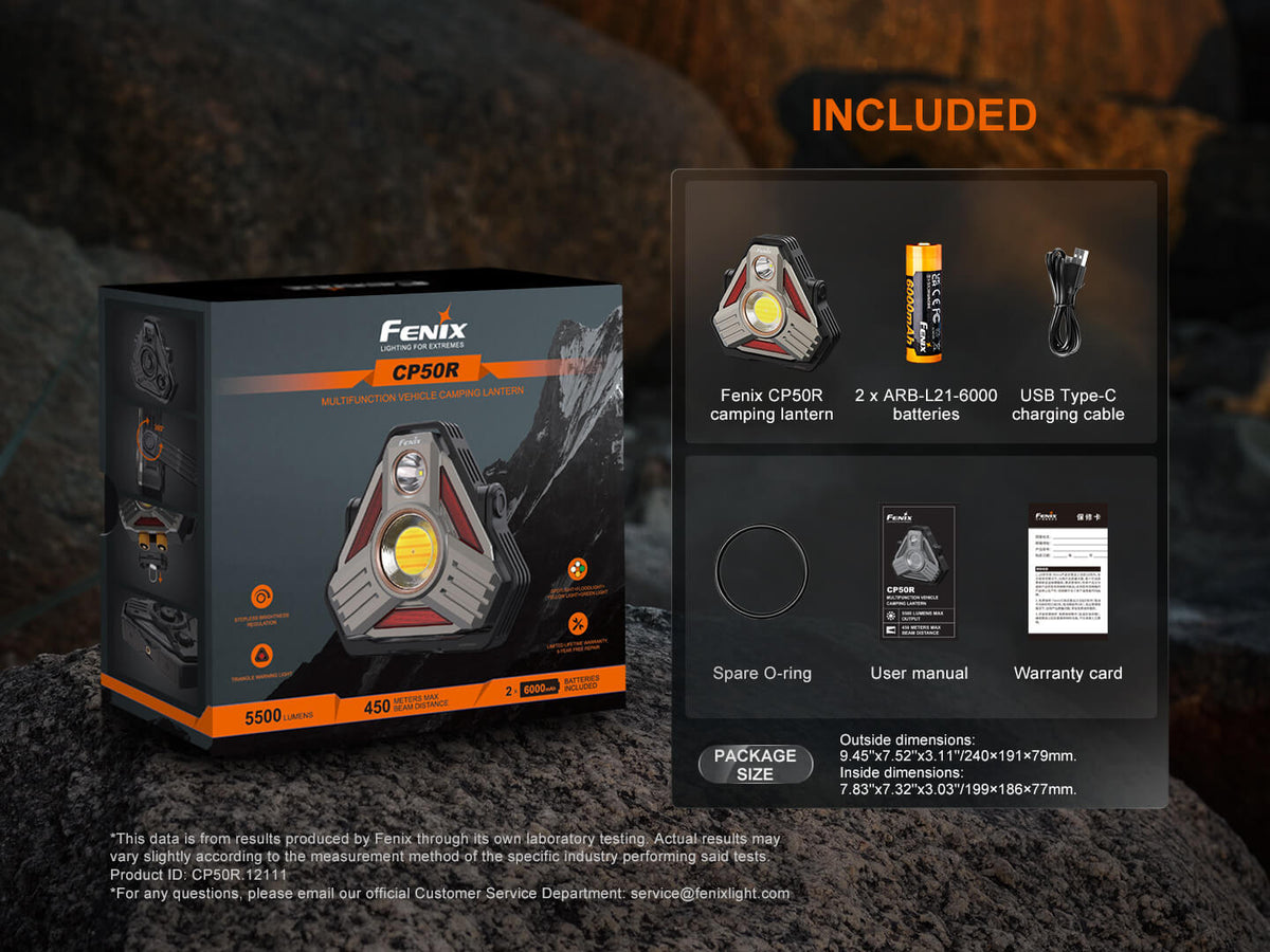 Fenix CP50R Road Hazard Camping Lantern Fenix Store
