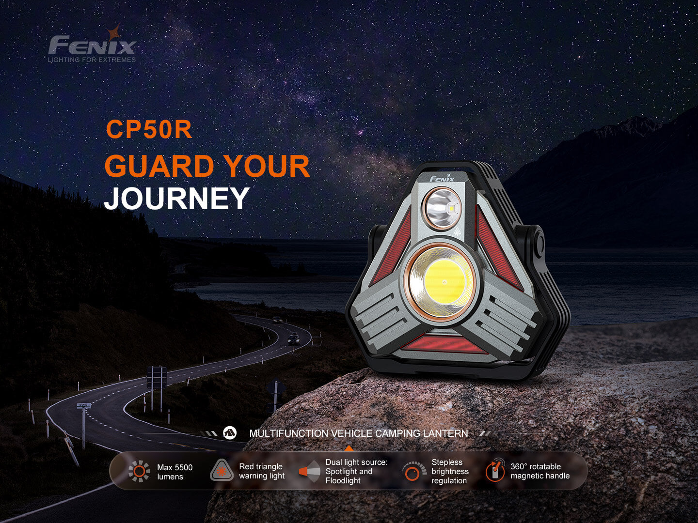 Fenix CP50R Road Hazard Camping Lantern Fenix Store
