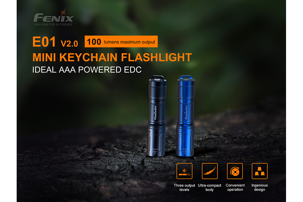 Fenix E01 V2.0 AAA LED Flashlight Fenix Store