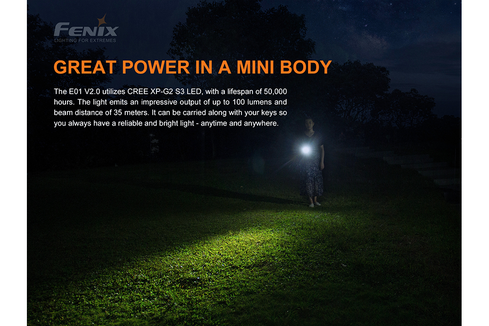 Fenix E01 V2.0 AAA LED Flashlight Fenix Store