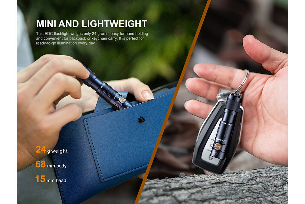Fenix E05R Mini Keychain LED Flashlight - 400 Lumens Fenix Store