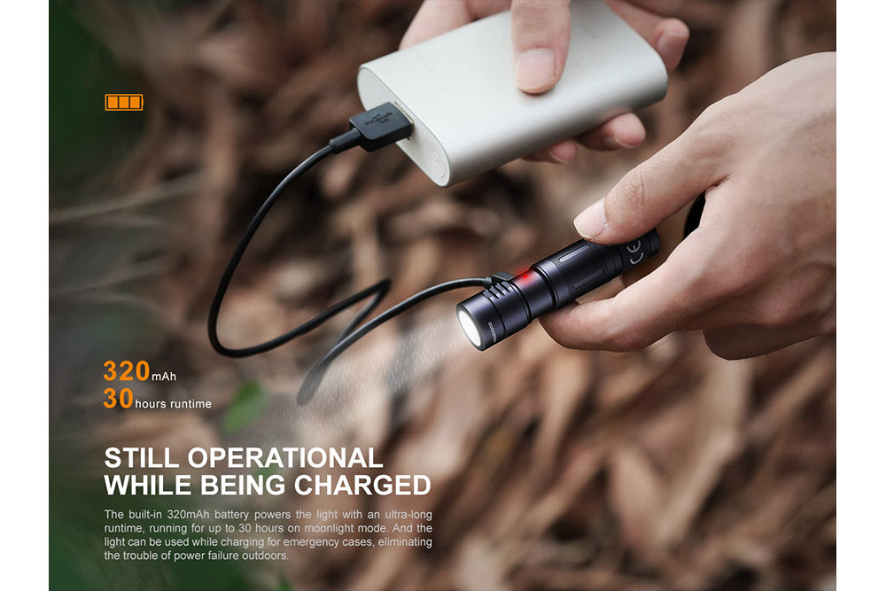 Fenix E05R Mini Keychain LED Flashlight - 400 Lumens Fenix Store