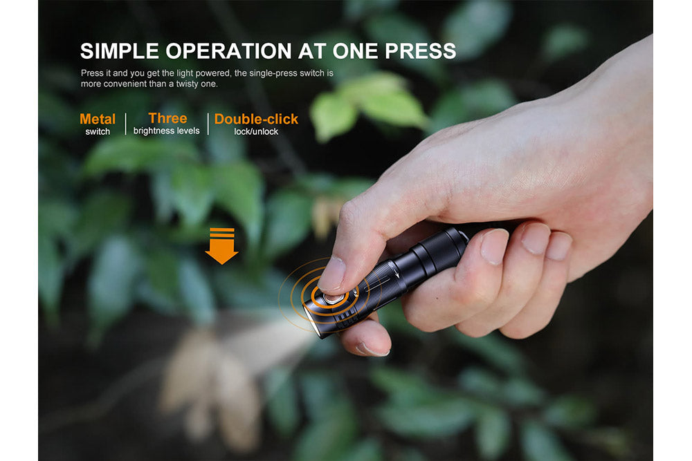 Fenix E05R Mini Keychain LED Flashlight - 400 Lumens Fenix Store