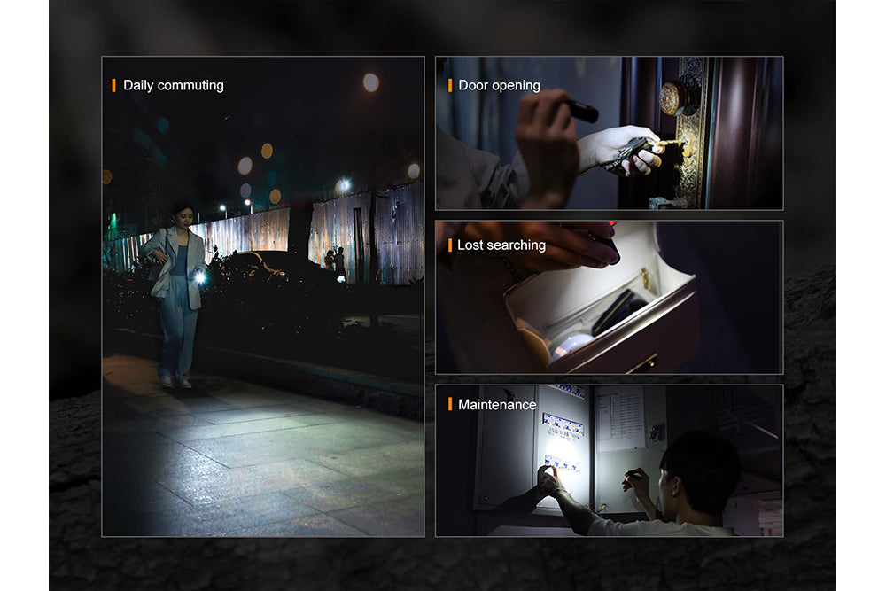 Fenix E05R Mini Keychain LED Flashlight - 400 Lumens Fenix Store