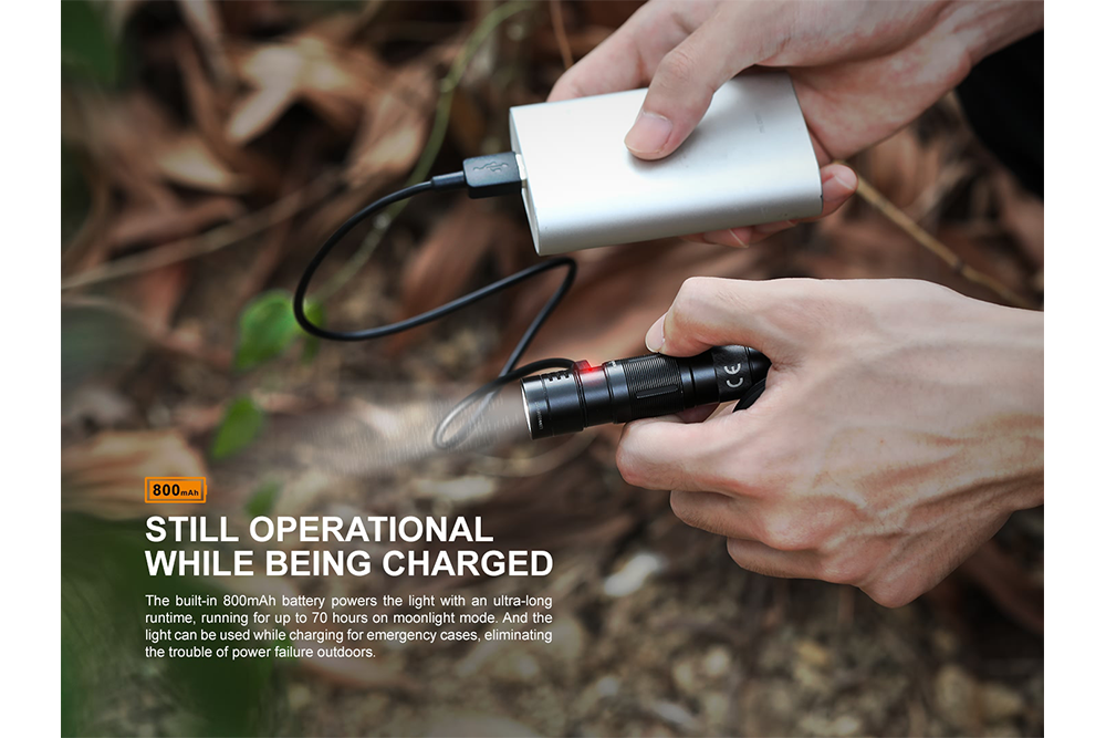 Fenix E09R Rechargeable High-Output Flashlight  - 600 Lumens Fenix Store