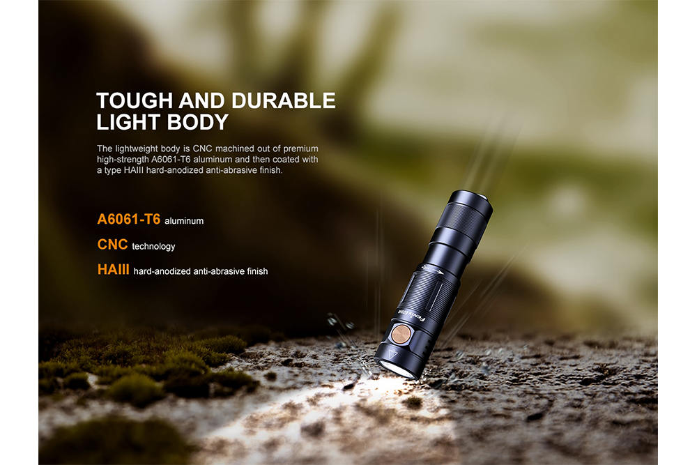 Fenix E09R Rechargeable High-Output Flashlight  - 600 Lumens Fenix Store