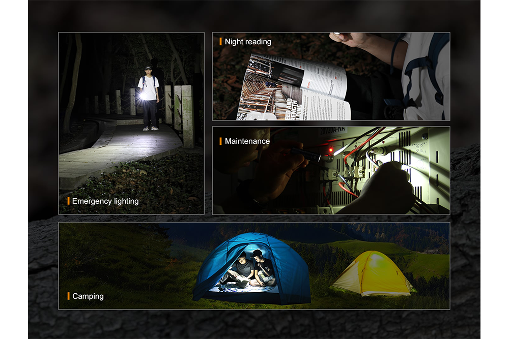 Fenix E09R Rechargeable High-Output Flashlight  - 600 Lumens Fenix Store