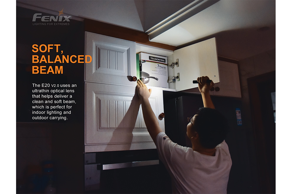 Fenix E20 V2.0 EDC Flashlight - 350 Lumens Fenix Store