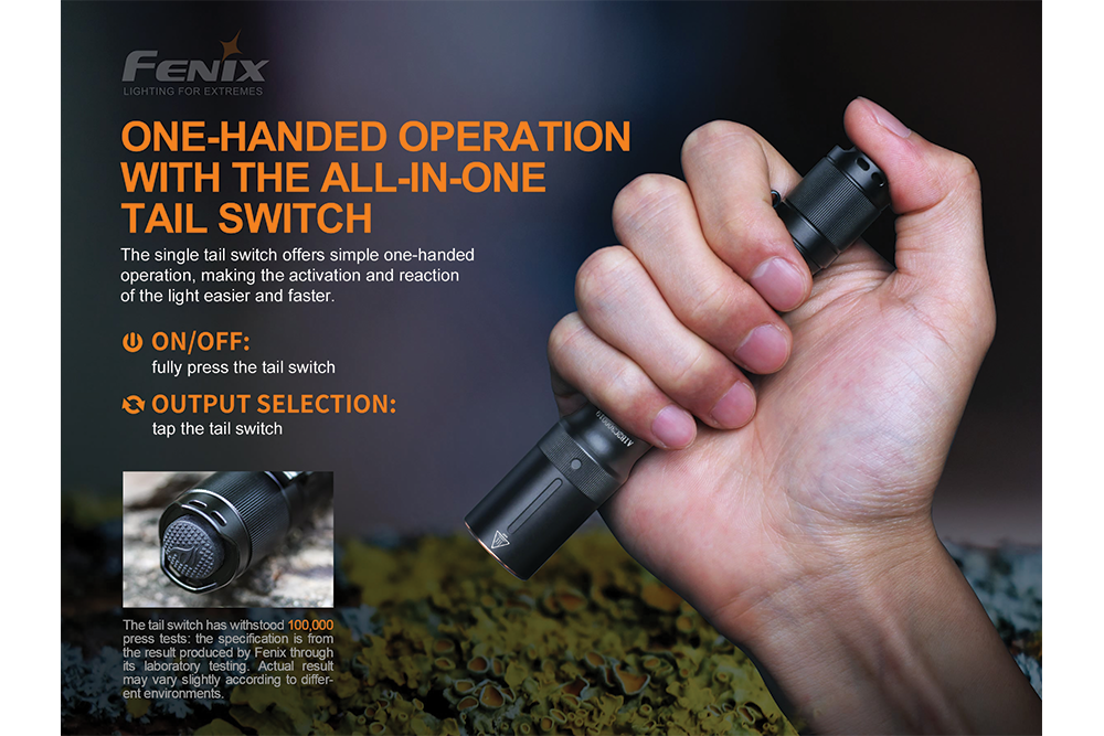 Fenix E20 V2.0 EDC Flashlight - 350 Lumens Fenix Store