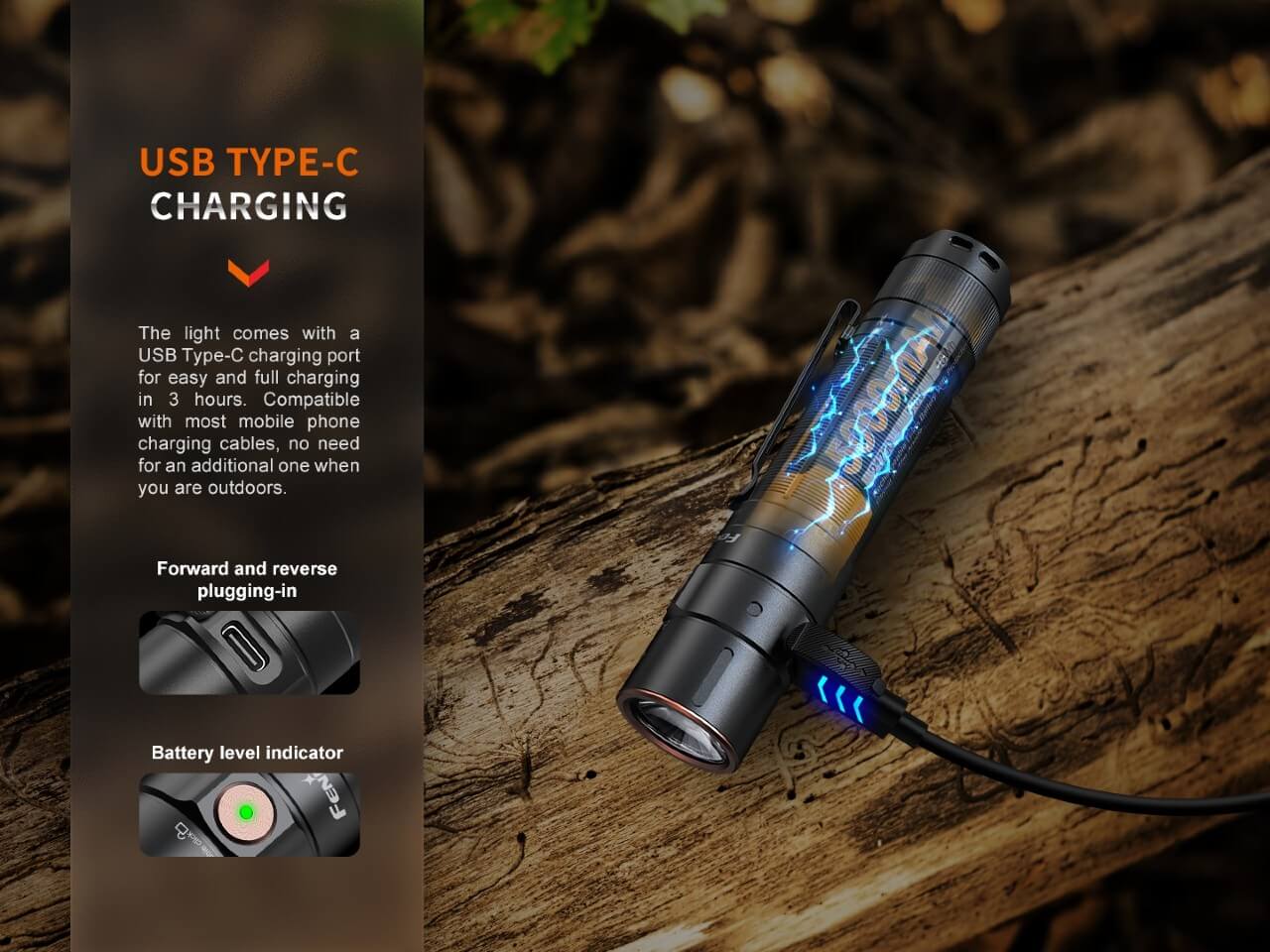 Fenix E35R High-Performance Rechargeable LED Flashlight Fenix Store