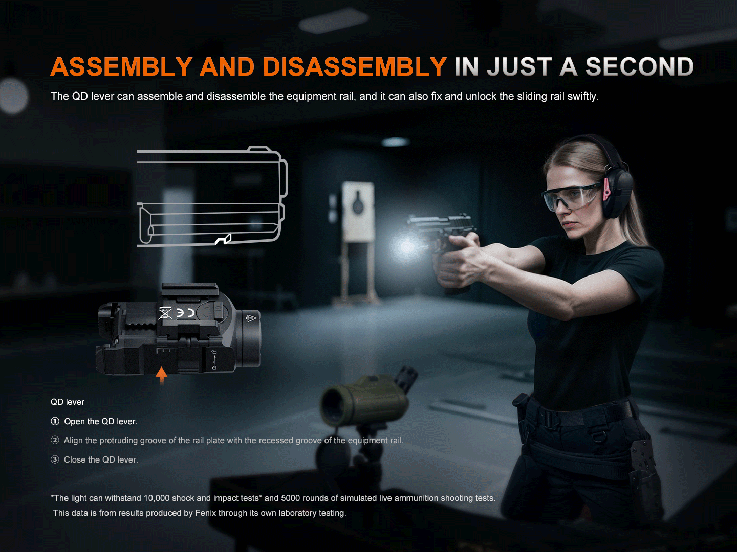 Fenix GL07 Quick Release Weapon Light Fenix Store