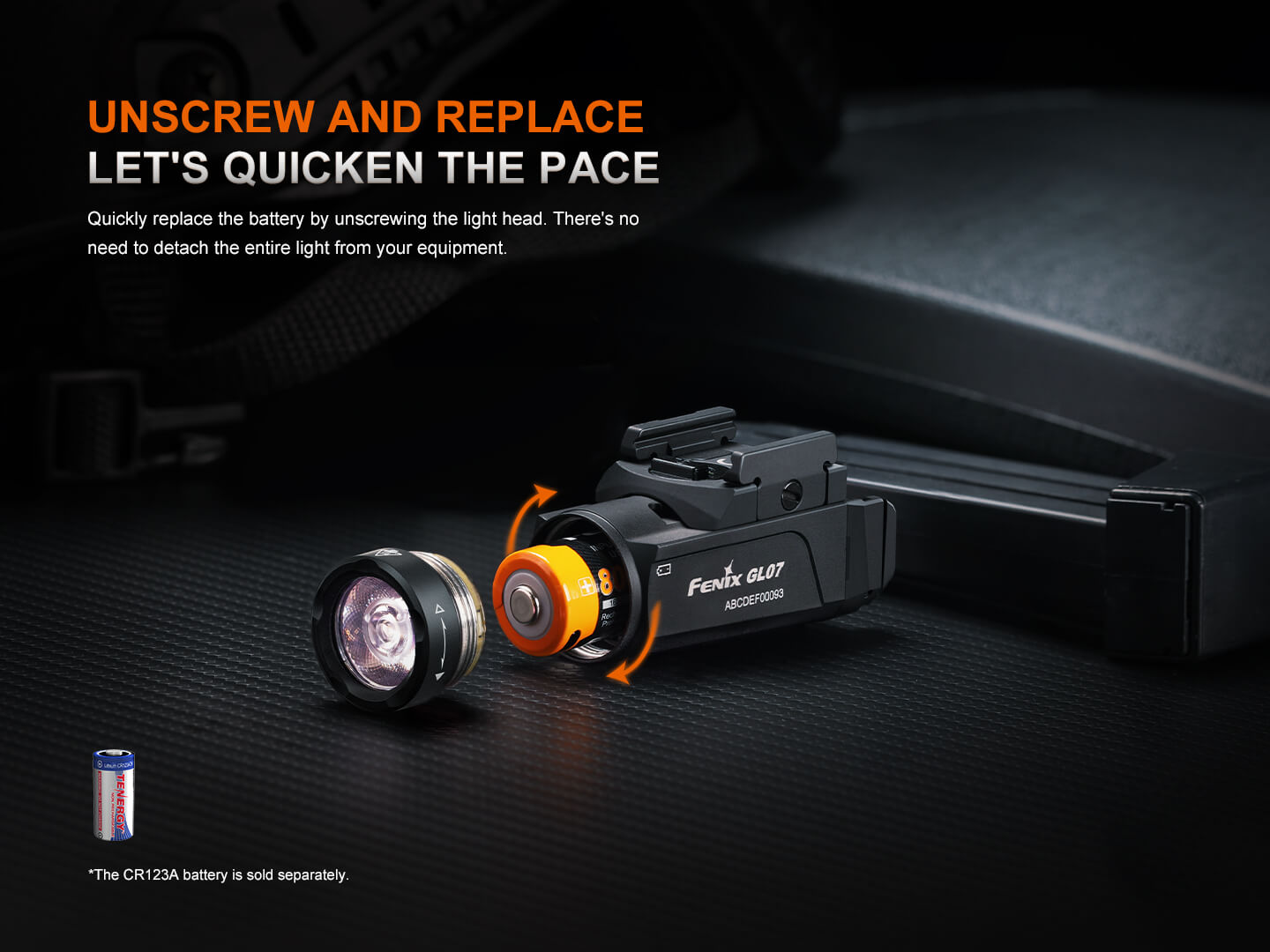 Fenix GL07 Quick Release Weapon Light Fenix Store