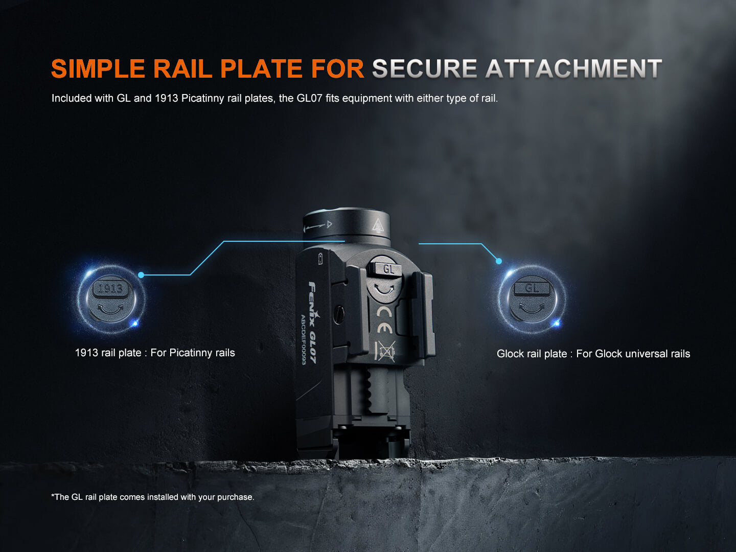 Fenix GL07 Quick Release Weapon Light Fenix Store