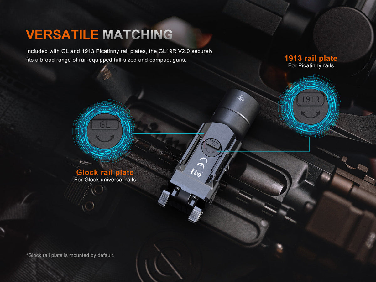 Fenix GL19R V2 Modular Switch Mounted Light Fenix Store