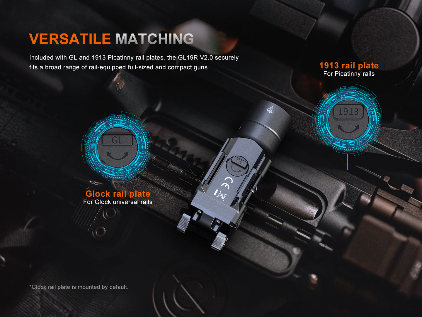 Fenix GL19R V2 Modular Switch Mounted Light Fenix Store