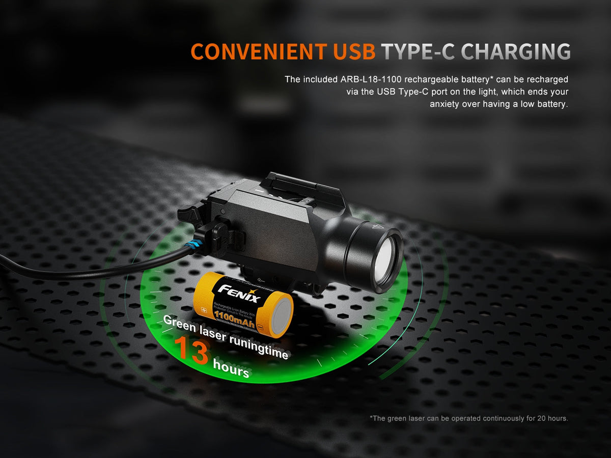 Fenix GL23R Green Laser Tactical Light Fenix Store