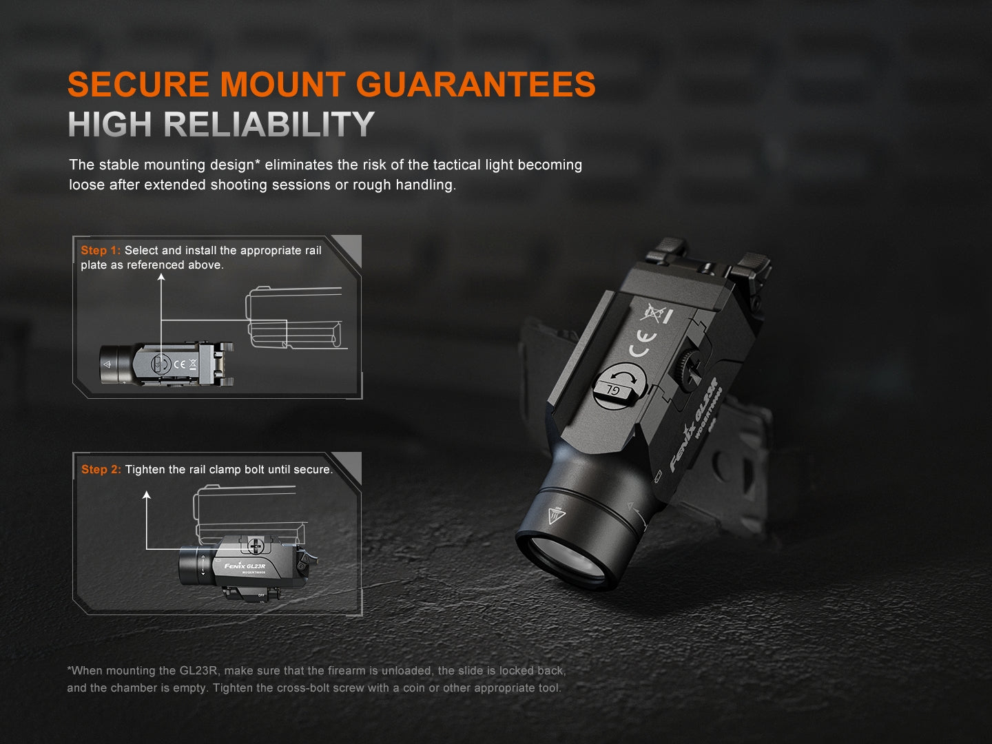 Fenix GL23R Green Laser Tactical Light Fenix Store